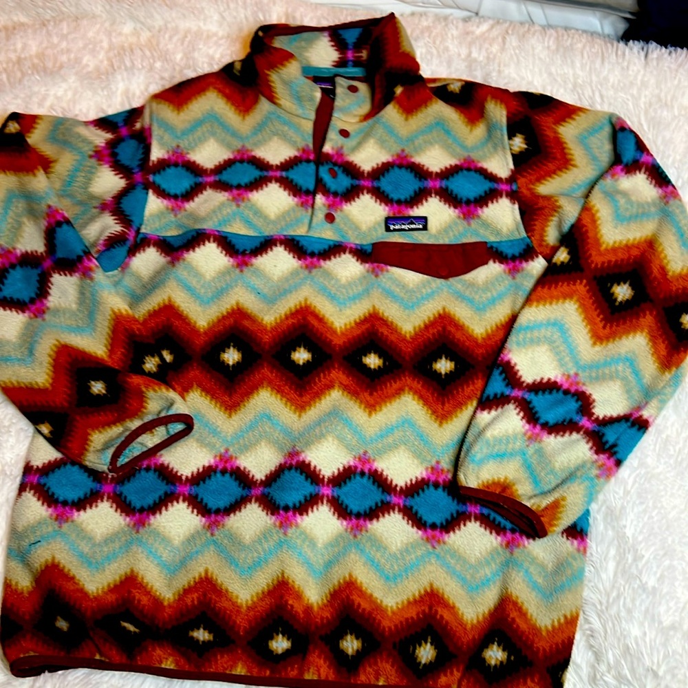 Patagonia Synchilla Snap-T Rare Fleece Pullover Aztec   XL